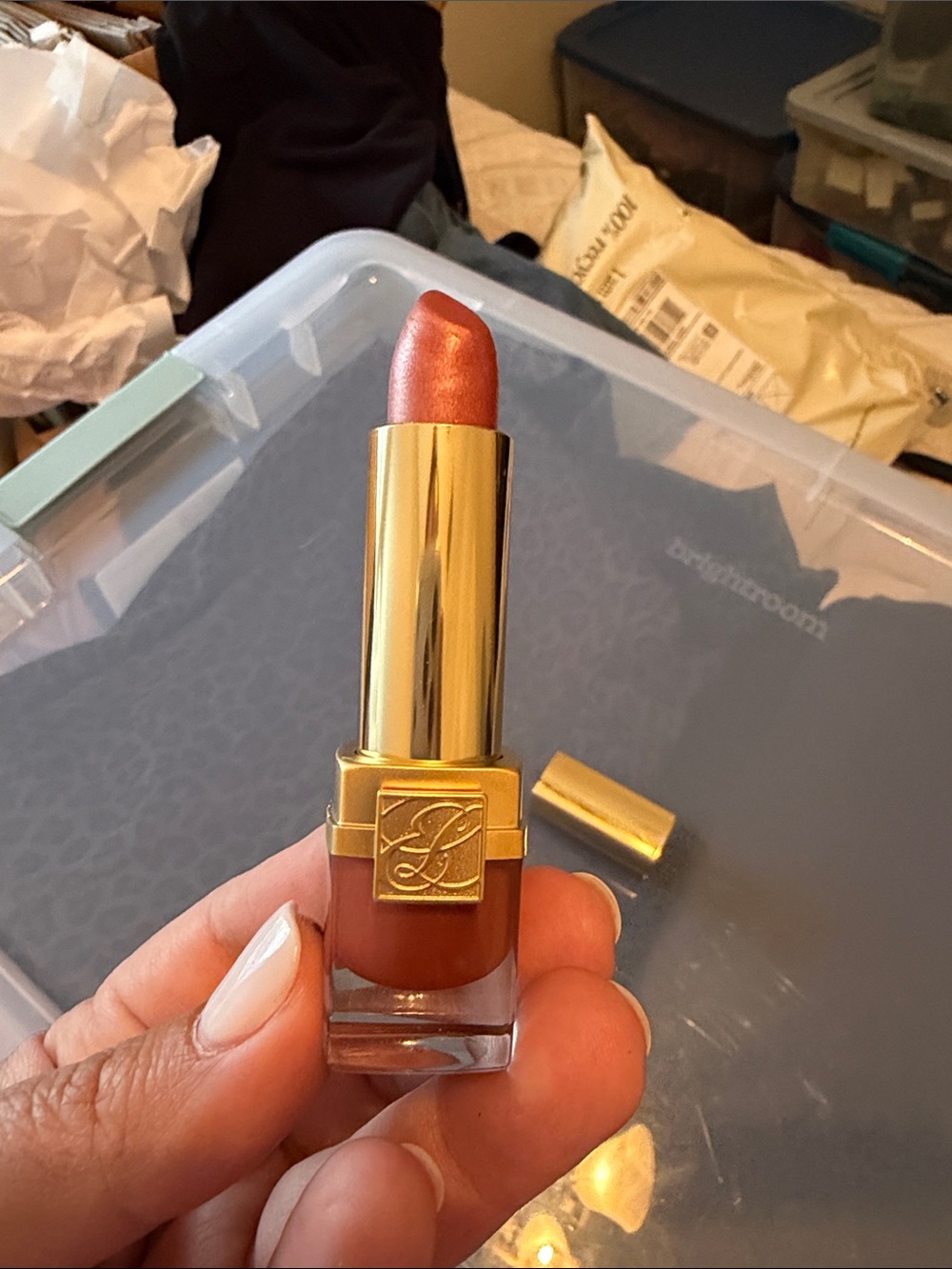 Estée Lauder Pure Color Lipstick 83 Sugar Honey Shimmer NIB Discontinued